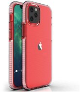 Spring Case silikonový kryt na iPhone 12 mini, svetloružový - Phone Cover