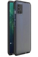 Spring Case silikónový kryt na Samsung Galaxy A21s, čierny - Kryt na mobil