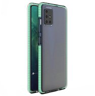 Spring Case silikónový kryt na Samsung Galaxy A21S, zelený - Kryt na mobil