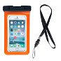 Swimming Bag vodotěsné pouzdro na mobil 6.7'', oranžové - Phone Case