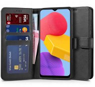 Tech-Protect Wallet knižkové puzdro na Samsung Galaxy M13, čierne - Puzdro na mobil