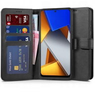 Tech-Protect Wallet knížkové pouzdro na Xiaomi Poco M4 Pro 4G, černé - Phone Case