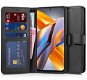 Tech-Protect Wallet knižkové puzdro na Xiaomi Redmi Note 10/10S, čierne - Puzdro na mobil