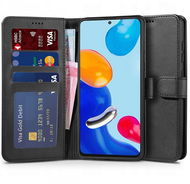 Tech-Protect Wallet knižkové puzdro na Xiaomi Redmi Note 11 Pro/11 Pro 5G, čierne - Puzdro na mobil