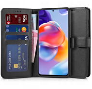 Tech-Protect Wallet knižkové puzdro na Xiaomi Redmi Note 11 Pro Plus 5G, čierne - Puzdro na mobil