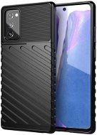 Thunder silikonový kryt na Samsung Galaxy Note 20, černý - Phone Cover