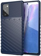 Thunder silikonový kryt na Samsung Galaxy Note 20, modrý - Phone Cover
