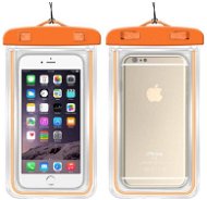 WC04 vodotesné puzdro na mobil 7", oranžové - Puzdro na mobil