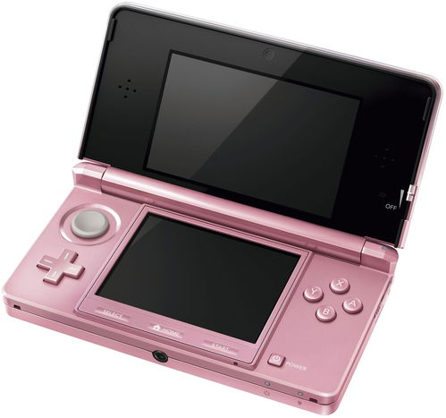 Nintendo 3ds console-menina cor-de-rosa tela pequena de 3.5 polegadas/jogos  grátis/jogo de cozinha consola de jogos de mão original - AliExpress