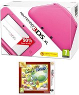 Nintendo 3DS XL + Rosa Yoshi Neue Insel Select - Spielekonsole