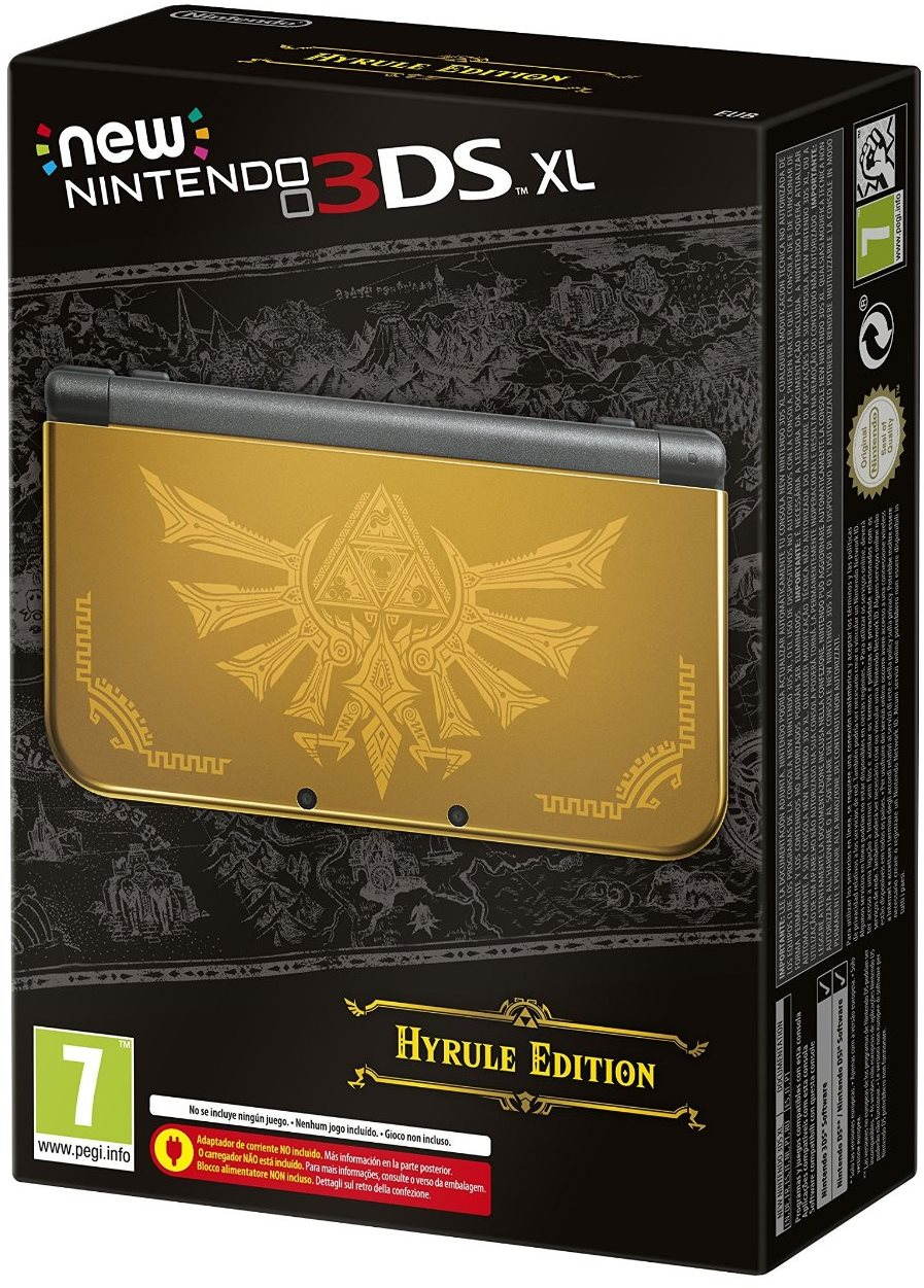 New nintendo 3ds xl legend clearance of zelda hyrule gold edition