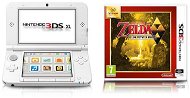 Nintendo 3DS XL White + The Legend of Zelda A Link Between Worlds - Game Console