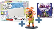 Nintendo 3DS NEW White + Mask + Majora&#39;s game figurine Skull Kid - Game Console
