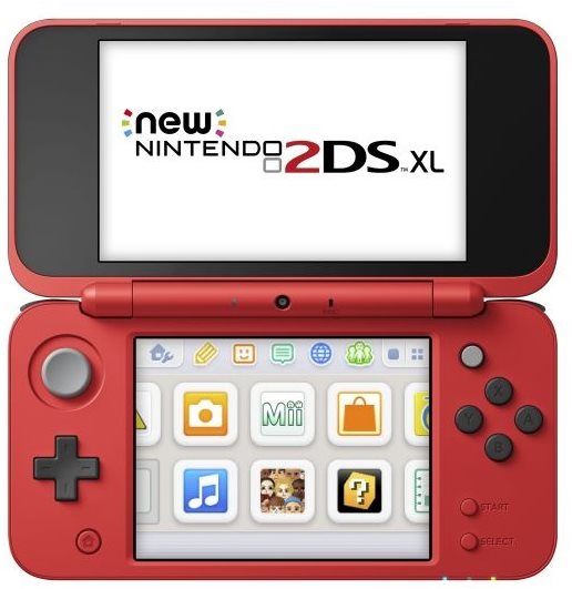 New Nintendo 2DS top XL