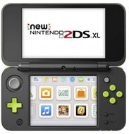 Nintendo NEW 2DS XL Black & Lime Green + Mario Kart 7 - Herná konzola