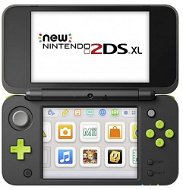 NEW Nintendo 2DS XL Black & Lime Green + Mario Kart 7 - Game Console
