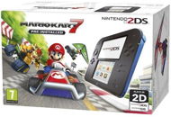 Nintendo 2DS fekete - kék + Mario Kart 7 - Konzol