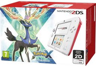 Nintendo 2DS Weiß &amp; Rot + Pokemon X - Spielekonsole