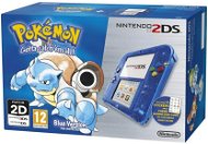 Nintendo 2DS Transparent Blue + Pokémon Blue version - Konzol