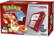 Nintendo 2DS Transparent Red + Pokémon Red version - Spielekonsole