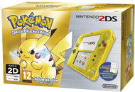 Nintendo 2d Transparente Gelb + Pokemon Yellow preinst - Spielekonsole