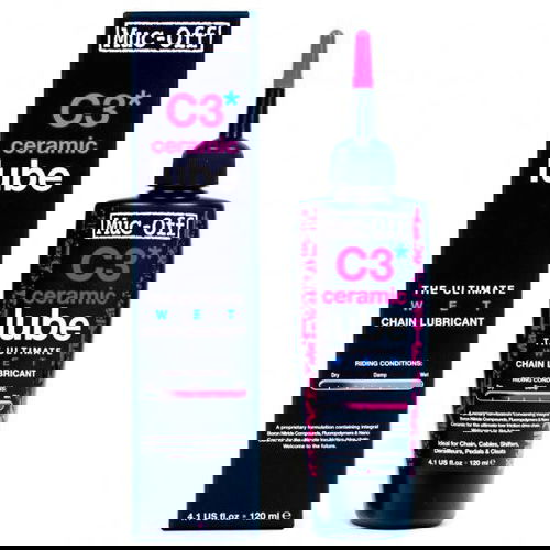 Muc-Off C3 Ceramic Wet Lube 120ml - Mazivo na řetěz kola - Hlavní obrázek