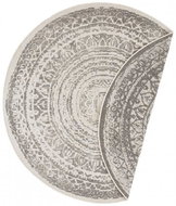 Mujkoberec Original Kusový koberec Mujkoberec Original Nora 104156 Grey Creme kruh – 140 × 140 - Koberec