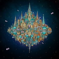 Dance Gavin Dance: Pantheon (Orange & Blue Splatter Coloured) - LP Record