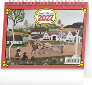 Kalendář Josef Lada 2027, 16,5 × 13 cm - Desk Calendar