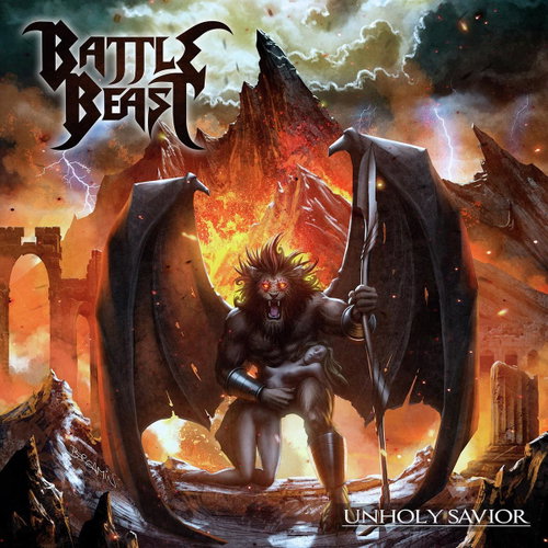 Battle Beast: Unholy Savior (transparent yellow vinyl) - LP Record - Main image