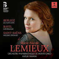 Lemieux Marie-Nicole: Berlioz, Saint-Saens, Ravel: Berlioz: Nuit D'ete Ravel: Sheherezade, Saint... - Music CD