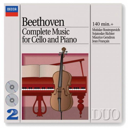 Rostropovich Mstislav: Complete Music For Cello And Piano - Music CD - Main image
