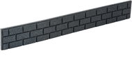 MULTY HOME Bricks Grass edging with clutch and spikes 120 × 15 cm, grey - Lawn Edging
