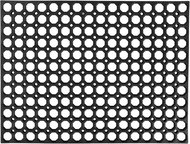 MULTY HOME Honey Comb 60 × 80 cm, black - Doormat