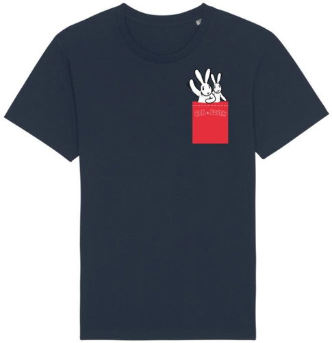 Bob and Bobek: T-shirt Bob and Bobek waving blue S - T-Shirt - Main image