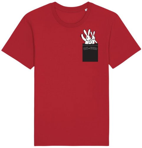 Bob and Bobek: T-shirt Bob and Bobek waving red M - T-Shirt - Main image