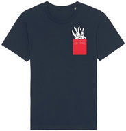 Bob and Bobek: T-shirt Bob and Bobek waving blue XL - T-Shirt