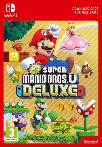 New Super Mario Bros U Deluxe - Nintendo Switch Digital - Console Game - Main image