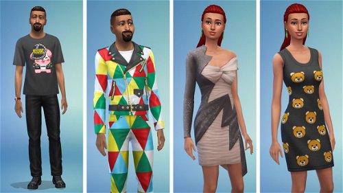 The Sims Resource - Moschino Barbie outfit