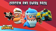 Worms Rumble - Captain & Shark Double Pack - PC DIGITAL - Gaming-Zubehör