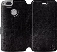 Flip case for Xiaomi Mi A1 in Black&Gray with grey interior - Phone Cover