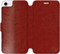 Flip case for Apple iPhone 8 in Brown&Gray with grey interior - Phone Cover