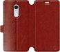 Phone Cover Flip case for Xiaomi Redmi Note 4 Global in Brown&Gray with grey interior - Kryt na mobil
