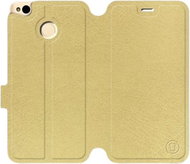 Flip case for Xiaomi Redmi 4X in Gold&Gray with grey interior - Phone Cover