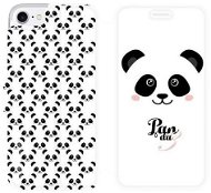 Flipové puzdro na mobil Apple iPhone 7 – M030P Panda Amálka - Kryt na mobil