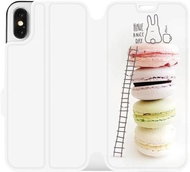 Flip case for Apple iPhone X - M090P Macaroons - have a nice day - Phone Cover