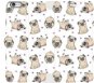 Flip mobile case for Apple iPhone 6 / iPhone 6s - M097P Pugs - Phone Cover