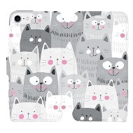 Flip mobile case for Apple iPhone 7 - M099P Cats - Phone Cover