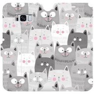 Flip case for Samsung Galaxy S8 - M099P Cats - Phone Cover