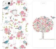 Flip case for mobile Huawei P10 Lite - M120S Tree and birds - Phone Cover